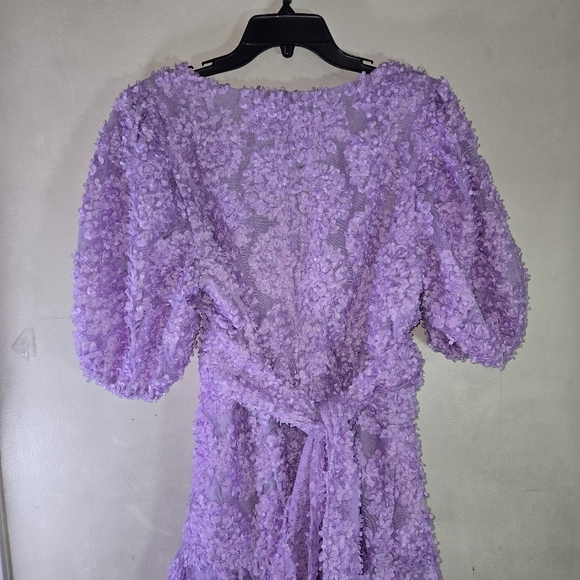 Eloquii Lilac Lace Mini Dress - Picture 9 of 11